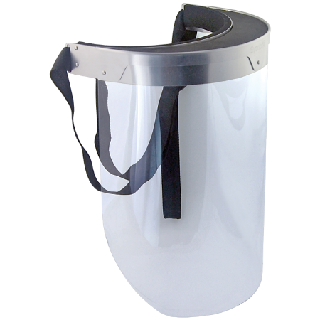 Protects face from contaminants during medical procedures