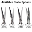 	Noyes Iridectomy Scissors Blade Options