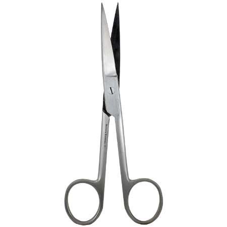 	Standard operating room scissors used for general surgery