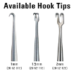 Guthrie Skin Hook available with single or double prongs