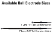 Available Reusable Ball Electrode Sizes
