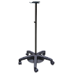 Includes weight which makes the stand virtually tip-resistant