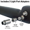 Includes Storz, Wolf and ACMI light port adapters
